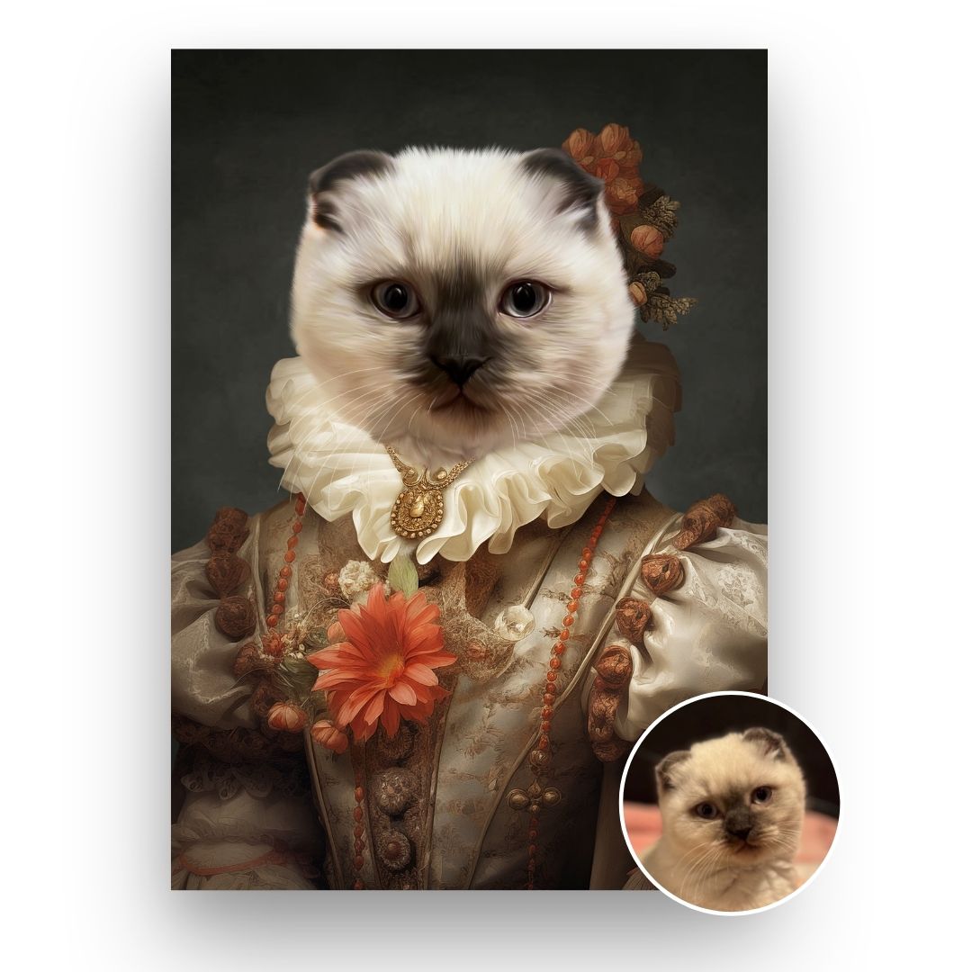 La Baronesa - Retrato de Mascota