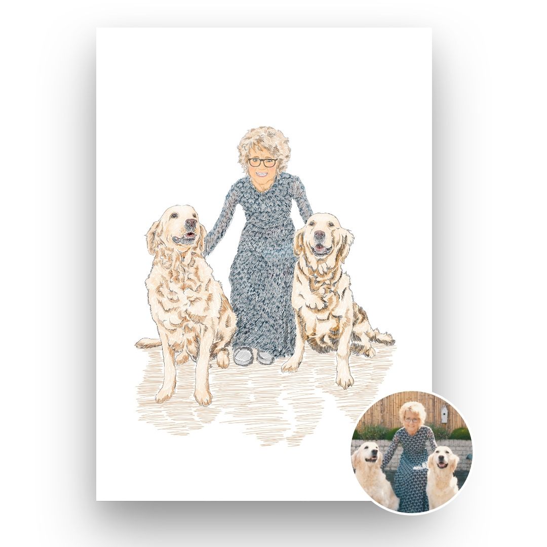 Desenhado - Retrato de Animal